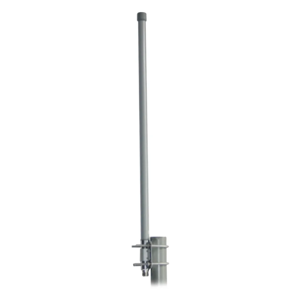 Antena omnidireccional de 2.4 GHz, Cobertura a 360º, Cobertura amplia y flexible , Ganancia 15 dBi, dimensiones 3.8 x 1.5 mts , conector N-Hembra, con montaje incluido