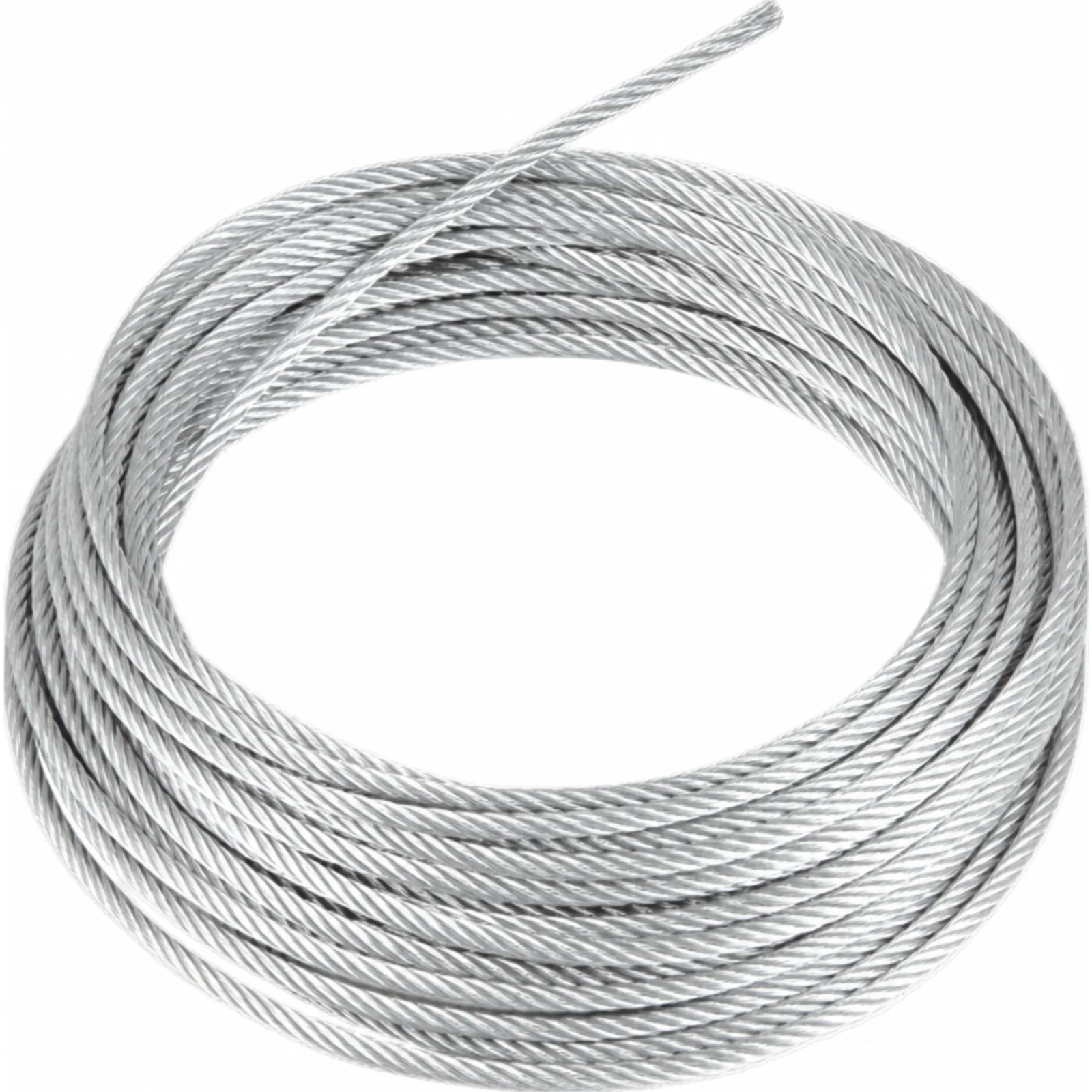 Rollo o carrete de 200 Metros de Retenida de 3/16" de Alta Resistencia, Galvanizado clase A.